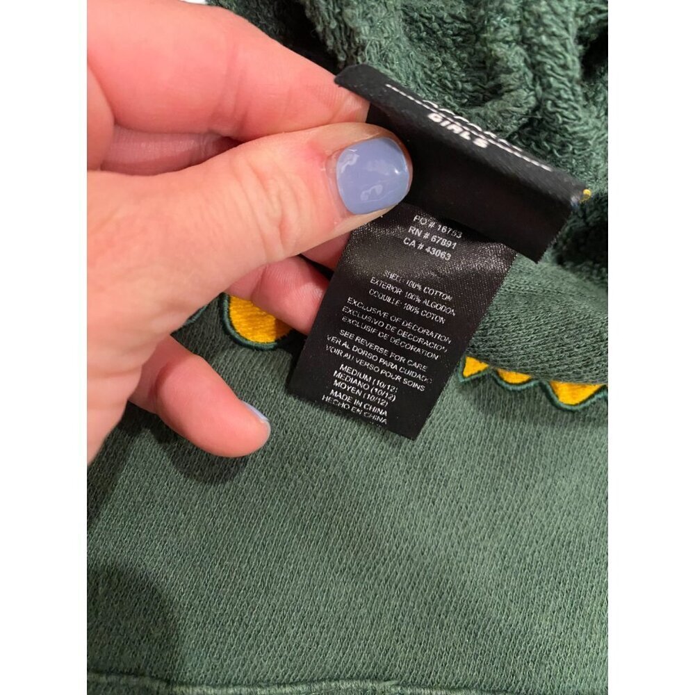 NFL Green Bay Football Hoodie Girls M 10/12 Team Apparel - Picture 4 of 5